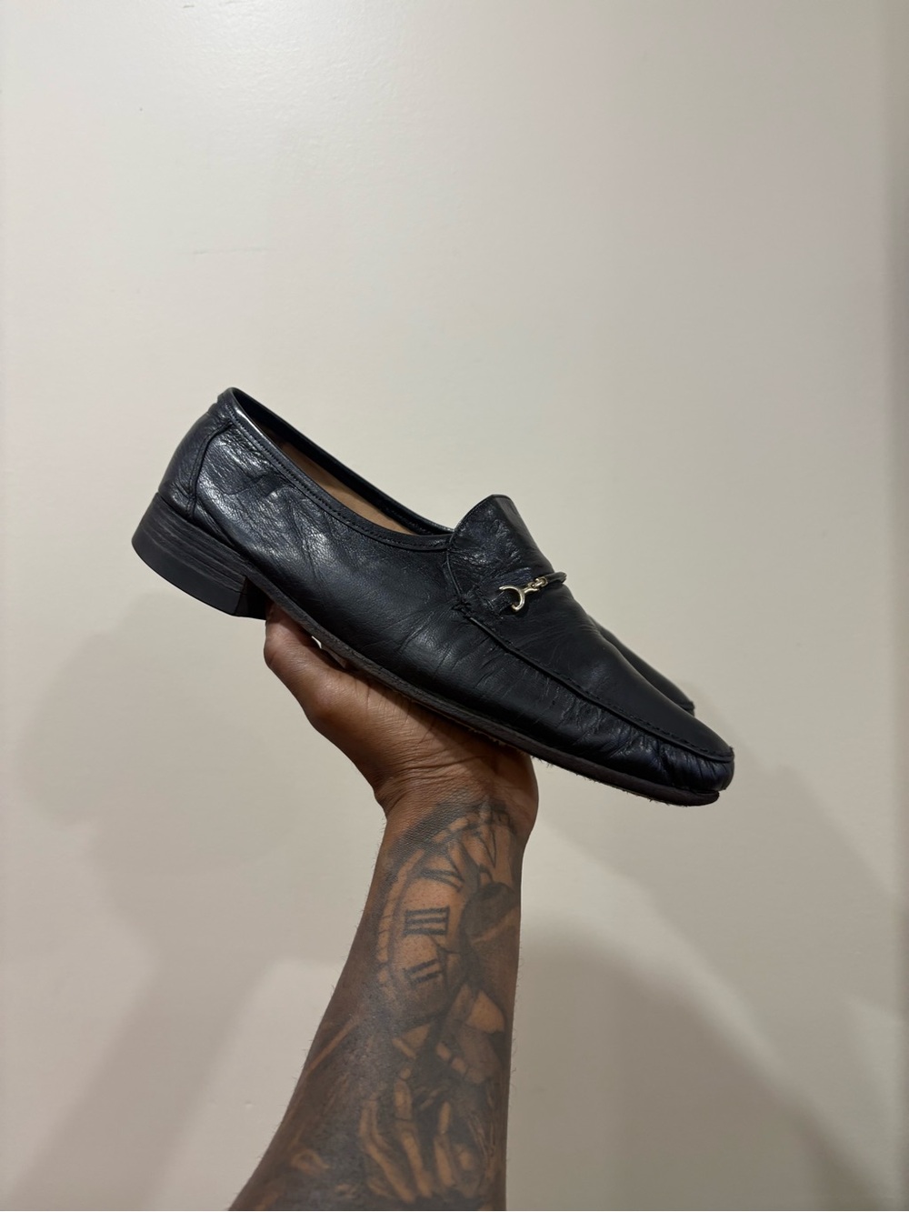 Vintage Leather Penny Loafers